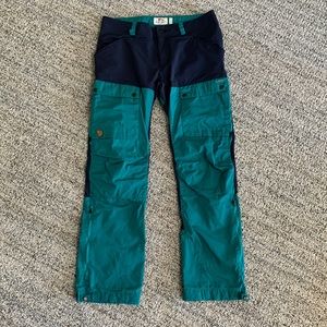 Fjällräven trekking or hiking pants.